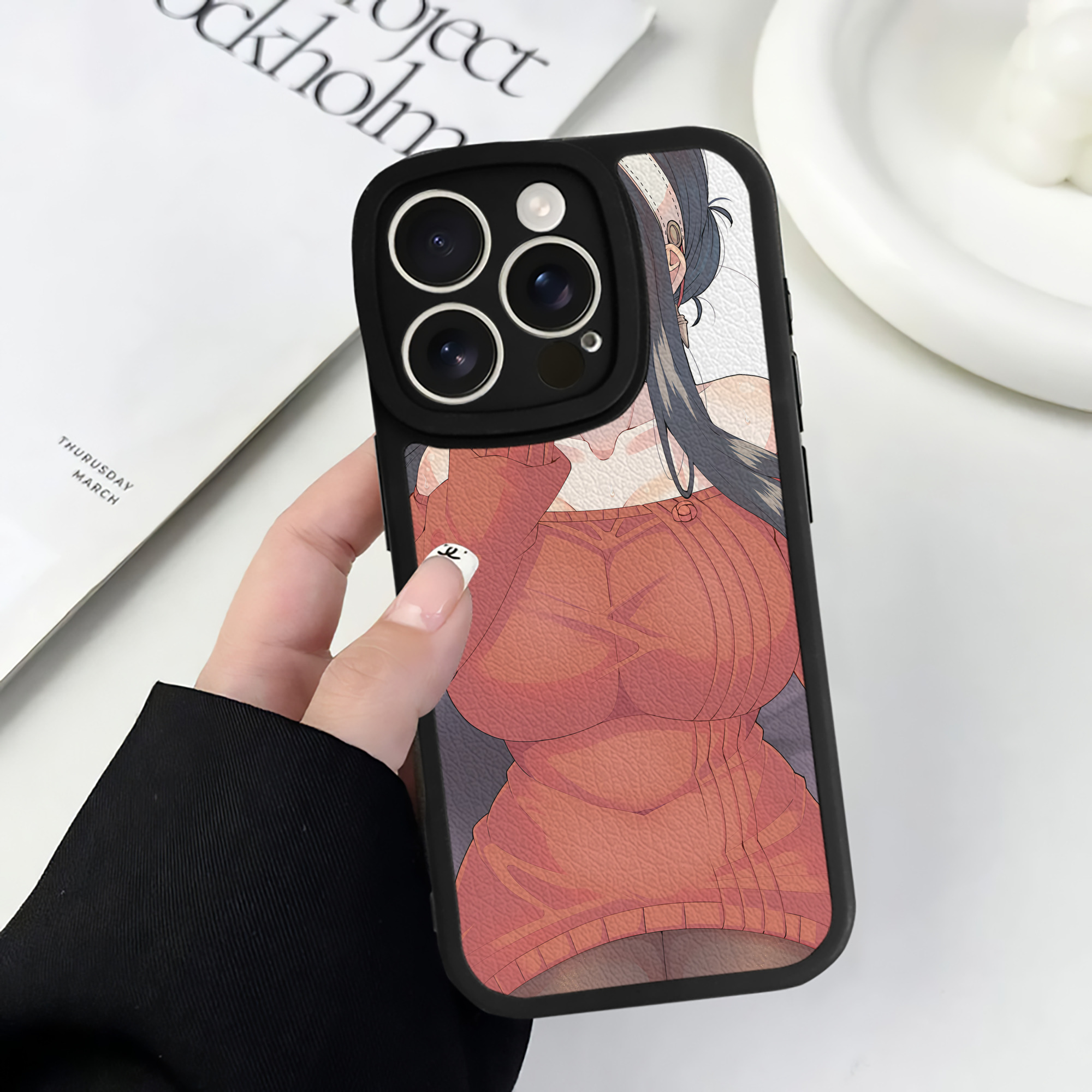 （画像用） SPY×FAMILY间谍家家酒 【iPhone 16シリーズ対応】シリコンスマホケース（レザー調） 材質：シリコン